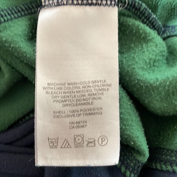 Columbia Notre Dame fleece 1/4 zip pullover - Picture 4 of 4